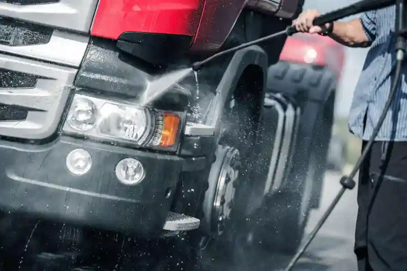 Keeping Fleet Trucks Clean and Protected with Professional Services